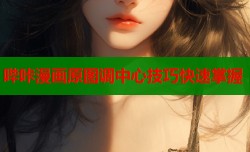 哔咔漫画原图调中心技巧快速掌握