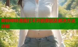 哔咔哔咔漫画打不开的原因及解决方法详解