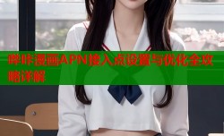 哔咔漫画APN接入点设置与优化全攻略详解