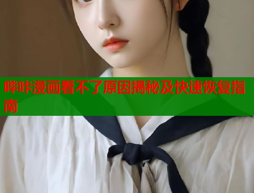 哔咔漫画看不了原因揭秘及快速恢复指南  第1张