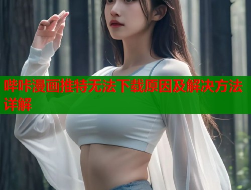 哔咔漫画推特无法下载原因及解决方法详解  第1张
