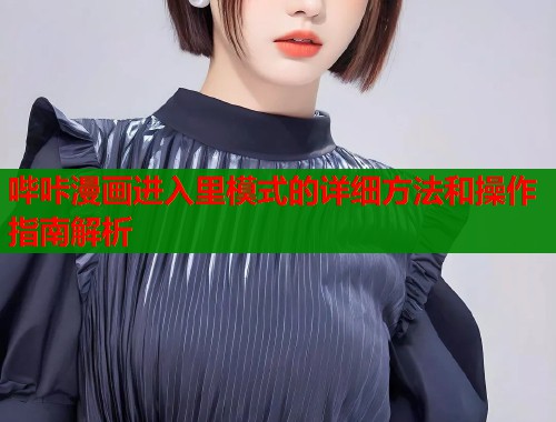 哔咔漫画进入里模式的详细方法和操作指南解析  第1张